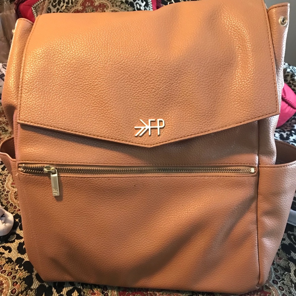 Freshly Picked Cognac Classic Diaper Bag